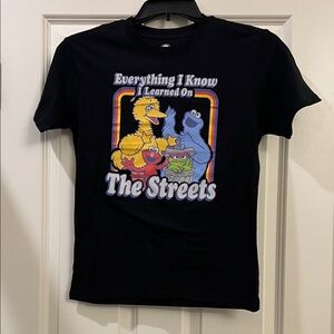 MAD Engine Sesame Street Black Tee
